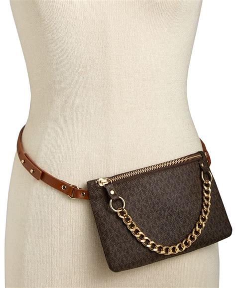 michael kors leather fanny pack|Michael Kors fanny pack men.